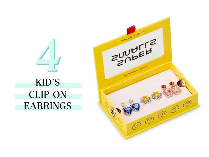 kids clip on earrings