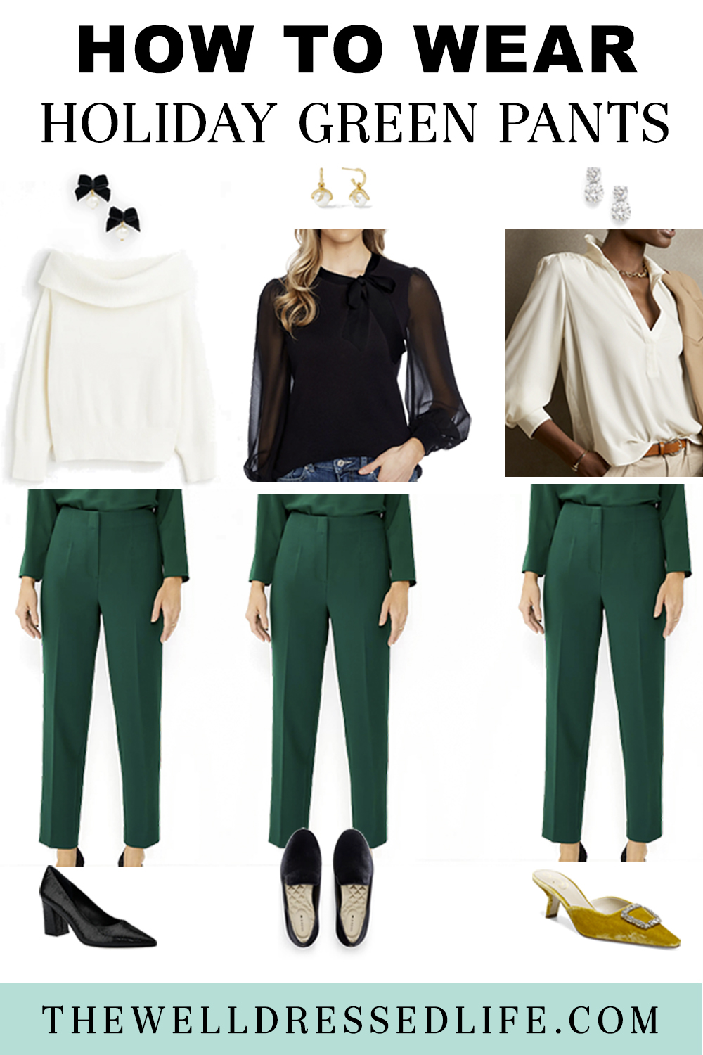 How to Wear Holiday Green Pants