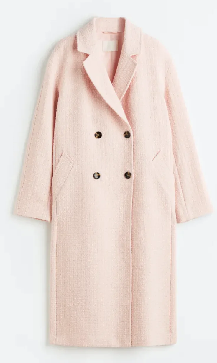 OVERSIZED POWER-SHOULDER WOOL COAT curated on LTK