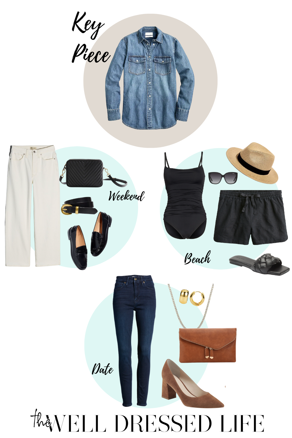 3 Ways to Wear a Chambray Shirt