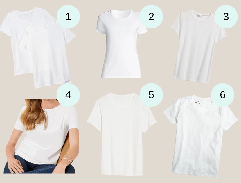 The Best White T-Shirts That are Not See-Through