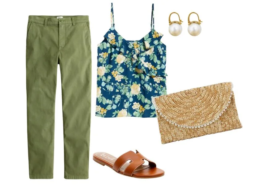 What to Wear with Olive Green Pants