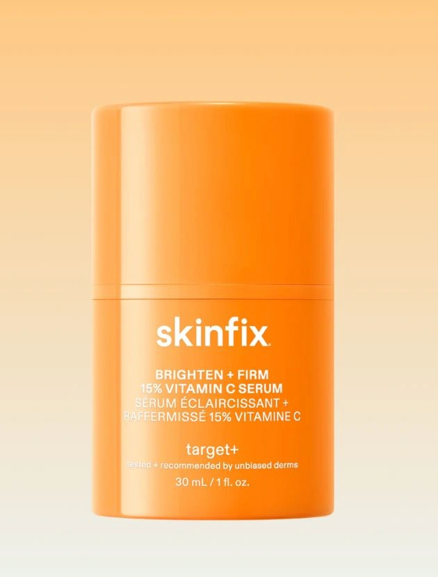 Skinfix Brighten and Firm 15 percent vitamin C serum bottle