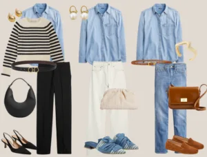 Outfit Formula: Chambray Shirt