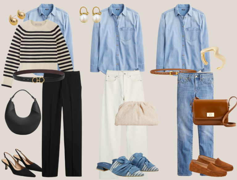 Outfit Formula: Chambray Shirt