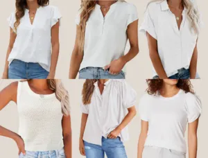 6 Pretty White Summer Tops on Amazon