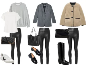 How to Wear Faux Leather Leggings