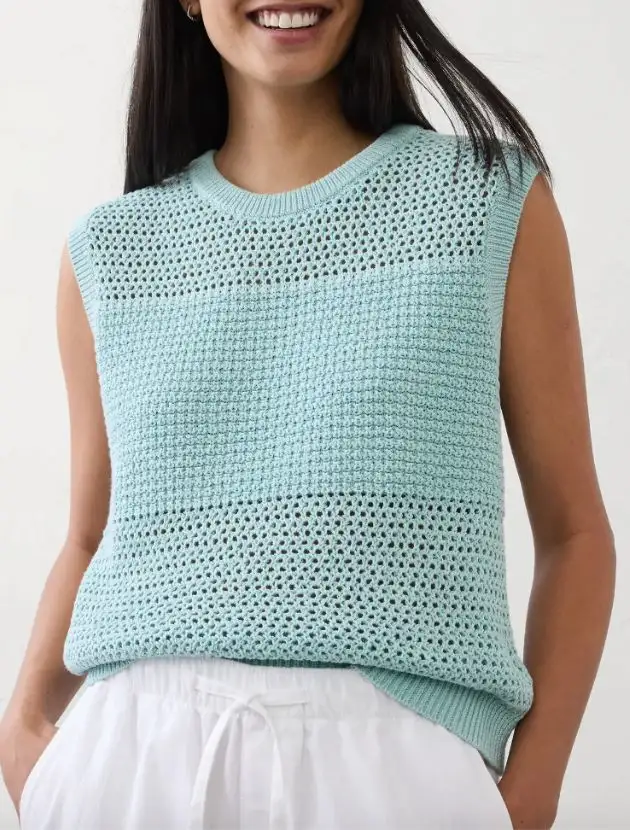 Banana Republic Factory Mixed Stitch Sweater Tank