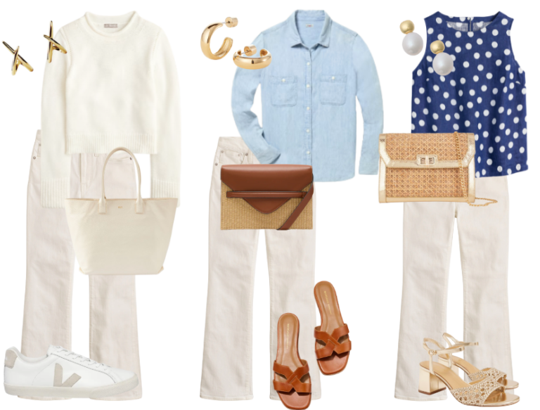 Outfit Formula: White Jeans – A Chic Spring Staple for Women Over 40