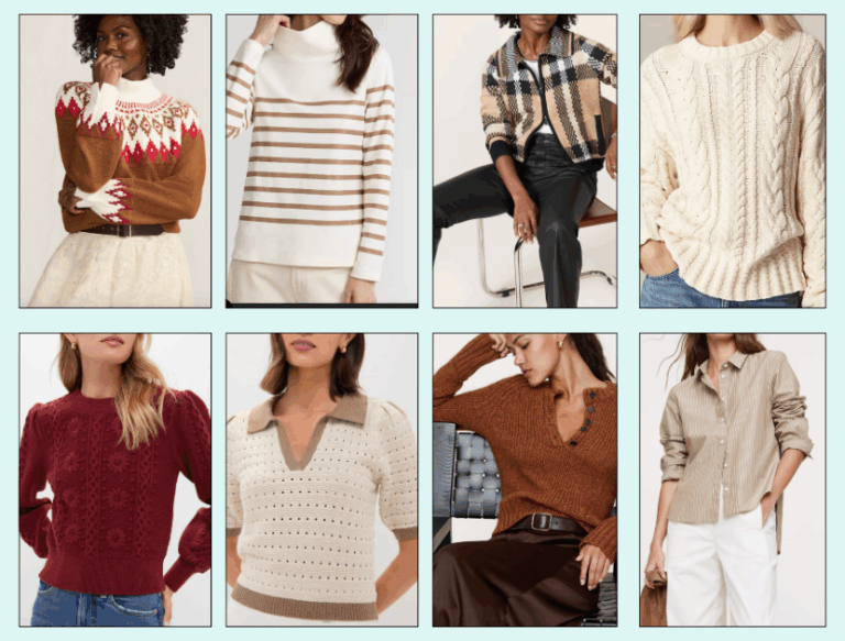 The Best Tops and Sweaters to Wear on Thanksgiving with Jeans (2025 Edition)