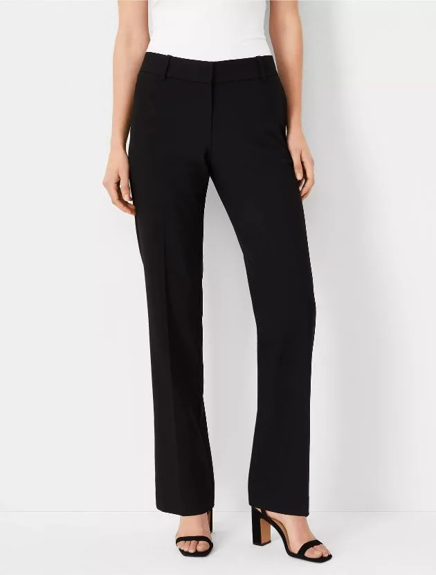 Ann Taylor straight leg work pants in tailored fit