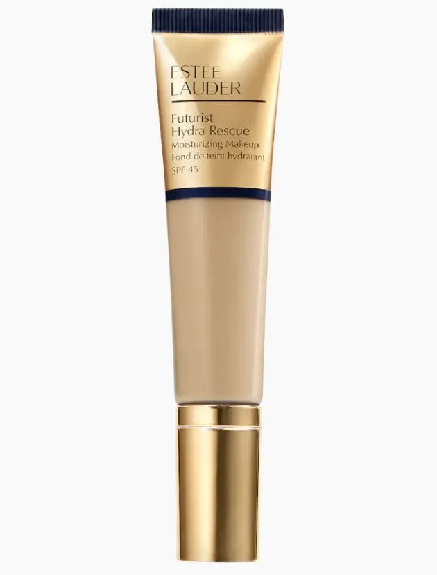 Est&eacute;e Lauder Futurist Hydra Rescue moisturizing foundation tube with SPF 45
