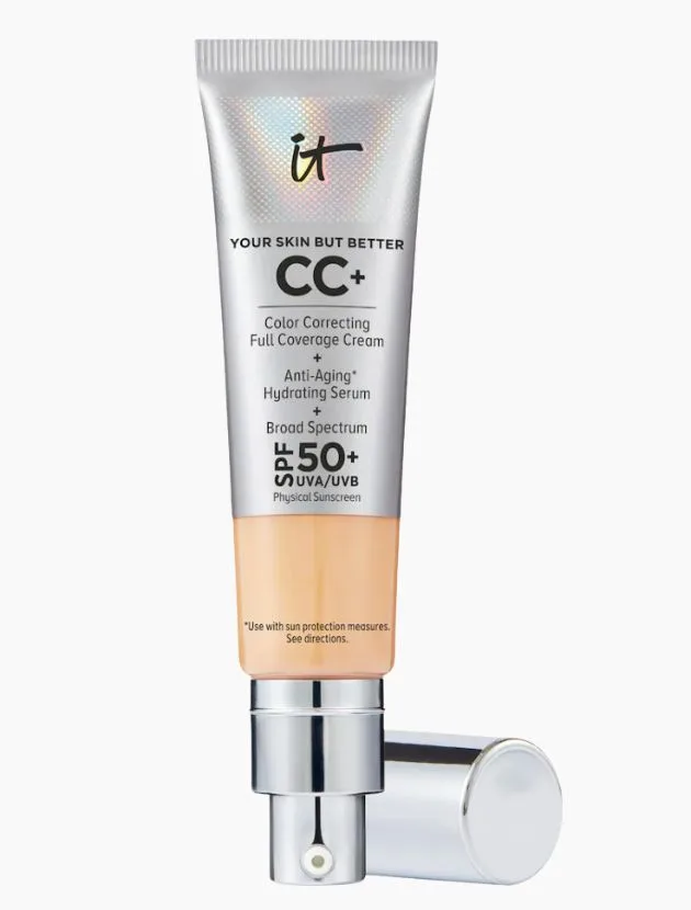 IT Cosmetics CC+ Cream SPF 50 color correcting full coverage cream