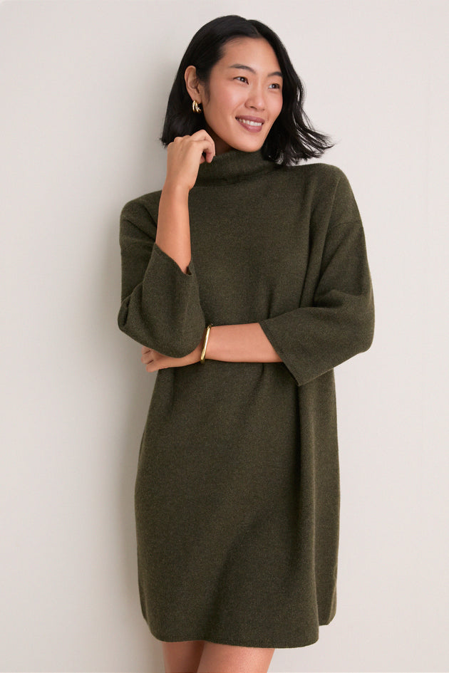 Tuckernuck Moss Green Vivianne Dress