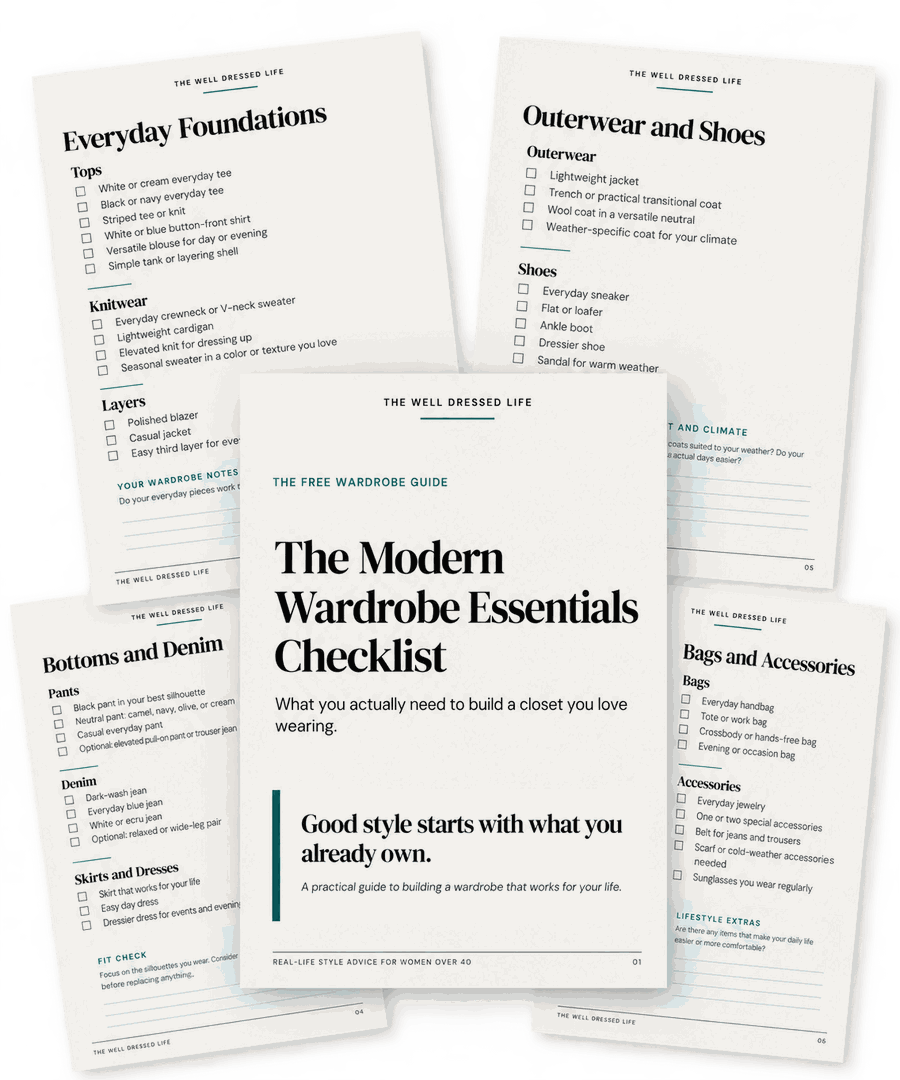 Pages from The Modern Wardrobe Essentials Checklist
